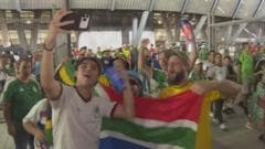 Celebrations as South Africa reach World Cup knockout stages for the first time