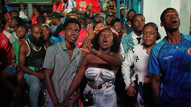  Haitians hope for a victory against Brazil in the World Cup