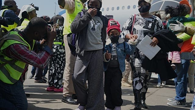 Repatriation flight carrying 269 Nigerians fleeing South Africa arrives in Lagos