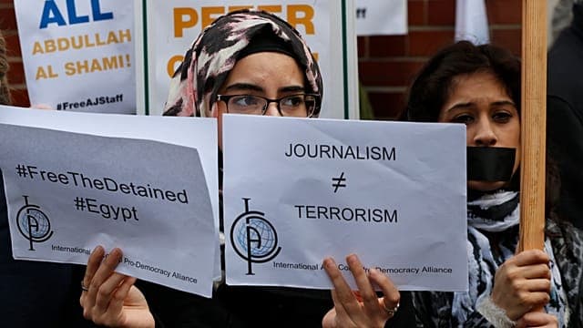 Égypte : appel international à la libération des journalistes de Matsadaash