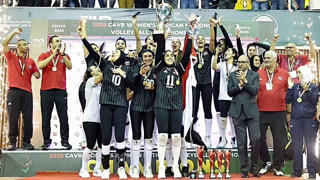 Volleyball féminin : les égyptiennes remportent le championnat d'Afrique 2026