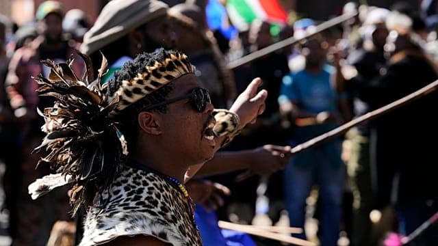 South African police say anti-immigrant protests were 'mostly peaceful'