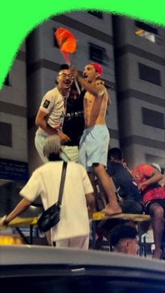 Celebrations in Morocco after beating Canada