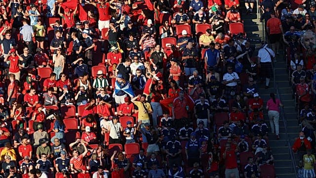 Morocco fans celebrate 1-0 win over Scotland in second World Cup match