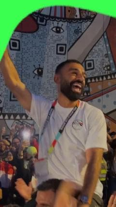 Salah celebrates historic win with fans in Vancouver