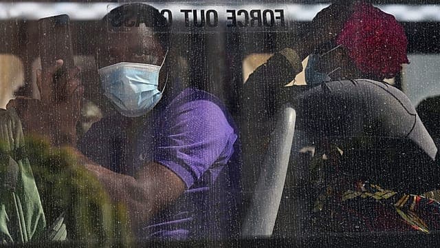 Temporary shelter becomes home for migrants fleeing unrest in South Africa 
